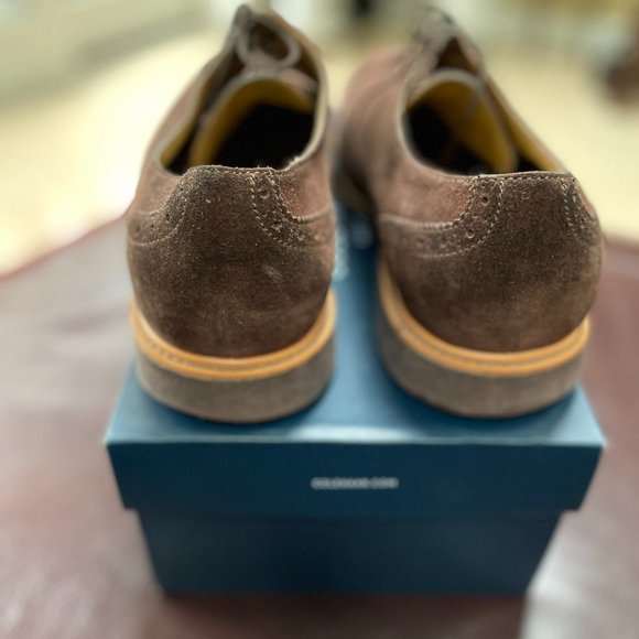 Men\'s Cole Haan Brown Suede Wingtips 12 main image 4